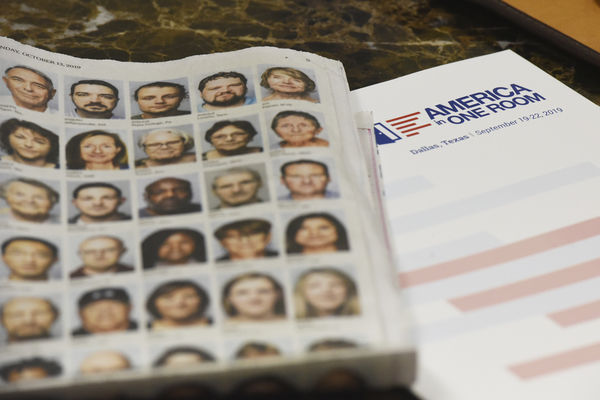 St. Joseph man listens to America